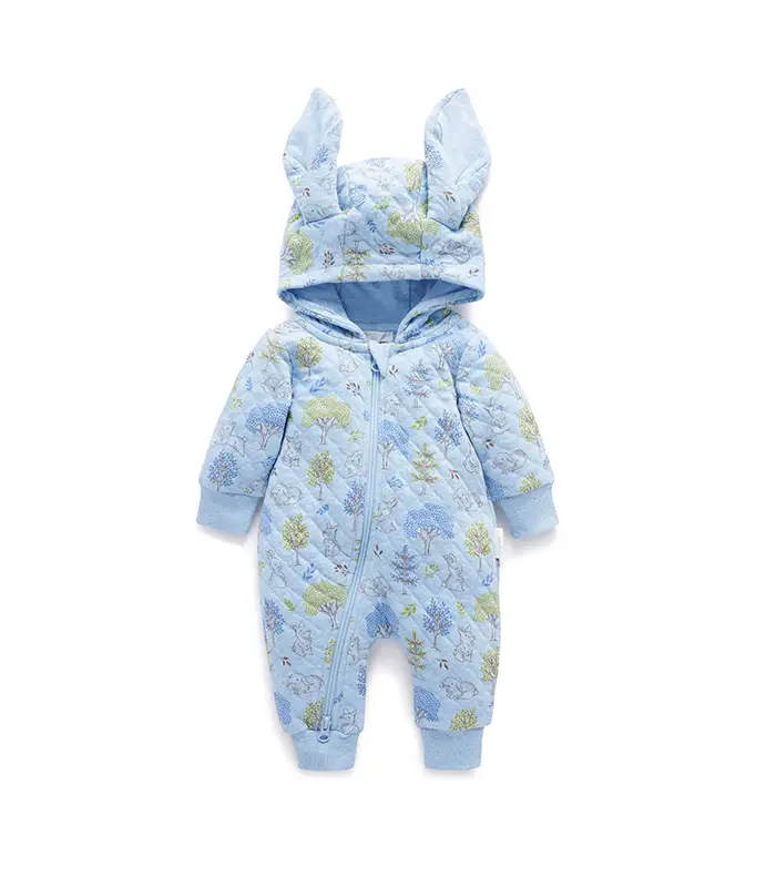 Bunny Quilted Growsuit - Image 1